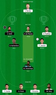 RR vs RCB Dream11 Fantasy Tip #1
